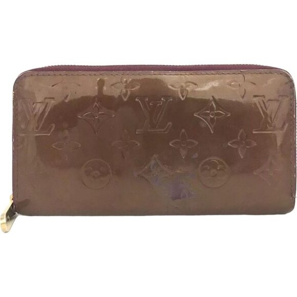 394152AD Louis Vuitton Wallet Long Patent Zippy Violette Monogram Vernis - Picture 1 of 9